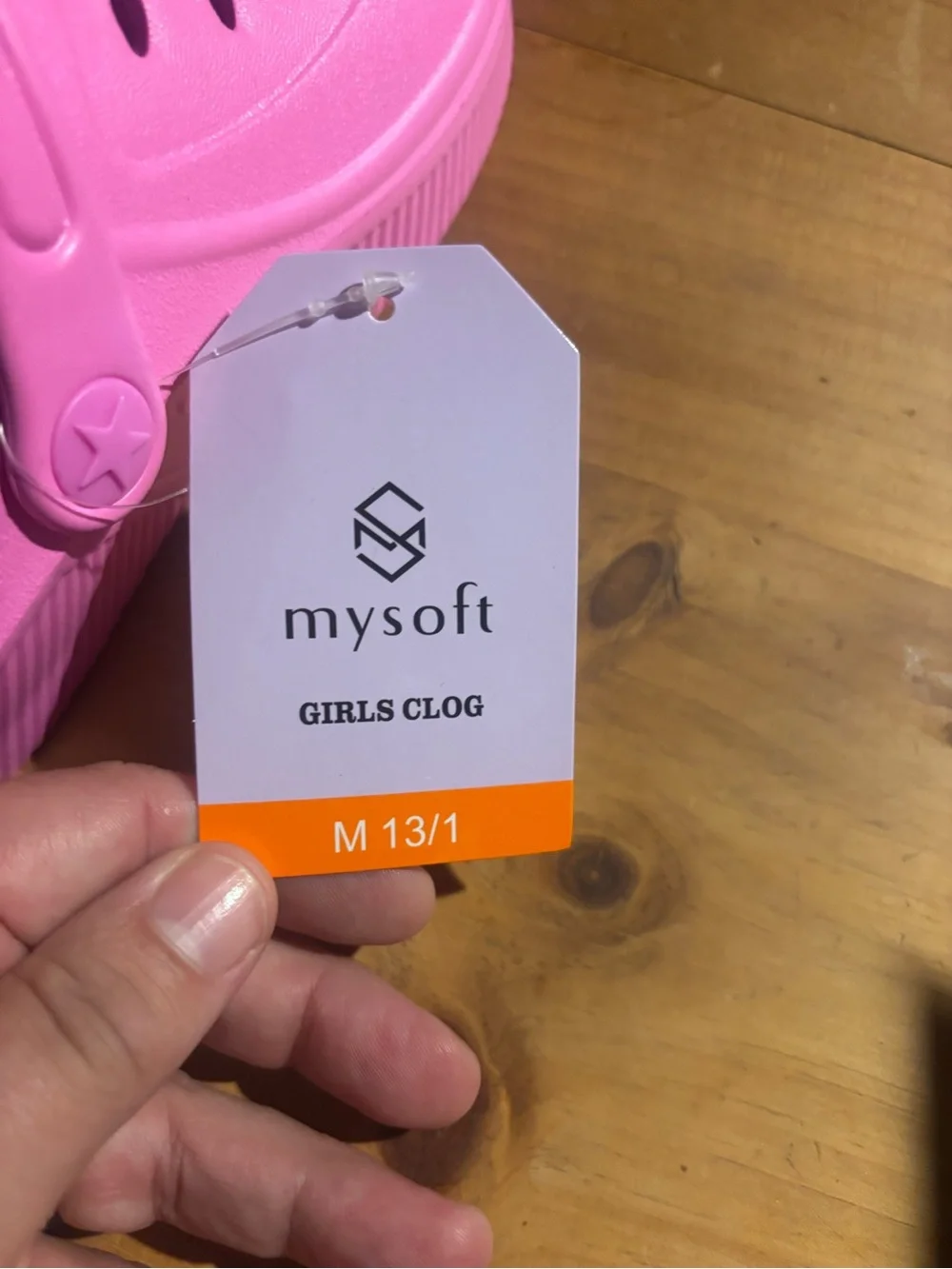 Girls Pink Clogs
